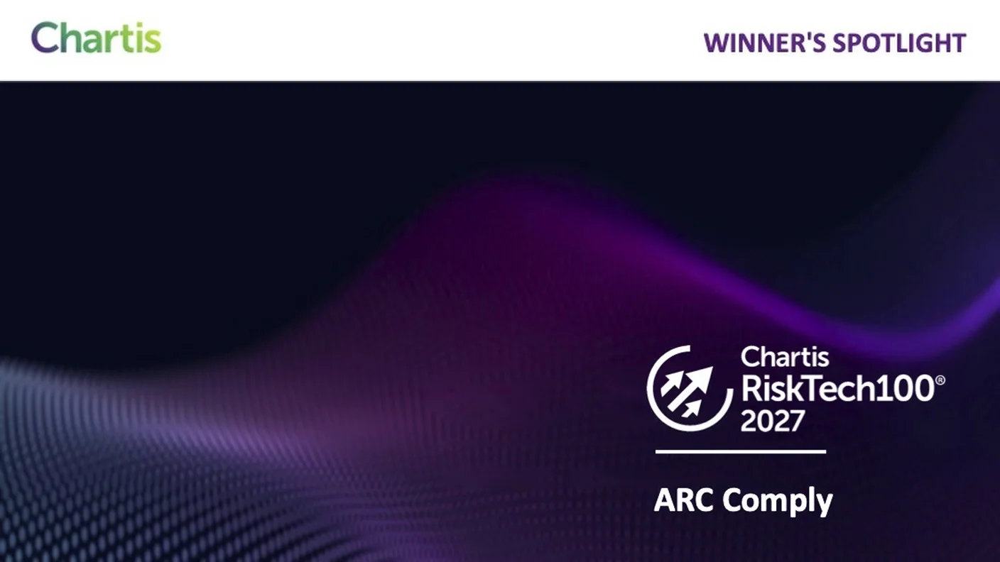 ARC Comply — RiskTech100® 2027 Category Award and Disruptor Designation - Spotlight